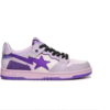 ⁦סניקרס BAPE M2 Gray Purple⁩ – תמונה ⁦3⁩