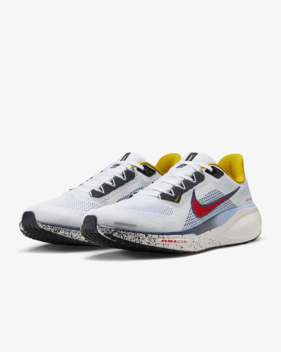 ⁦נעלי נייק פגסוס - Nike Pegasus 41 White/Psychic Blue⁩ – תמונה ⁦4⁩