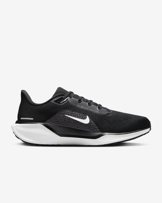 ⁦נעלי נייק פגסוס - Nike Pegasus 41 Black White⁩ – תמונה ⁦3⁩