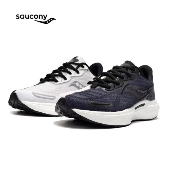 ⁦נעלי סאקוני - Saucony Triumph Black White⁩ – תמונה ⁦3⁩