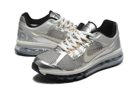 ⁦נעלי נייק - NIKE AIR MAX 2013 Gray/Silver⁩ – תמונה ⁦5⁩