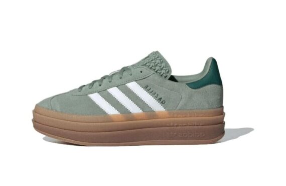 אדידס גאזל- ADIDAS GAZELLE BOLD SHOES Olive Chestnut