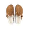 ⁦כפכפי בירקנשטוק | Birkenstock Boston Shearling Brown⁩ – תמונה ⁦5⁩