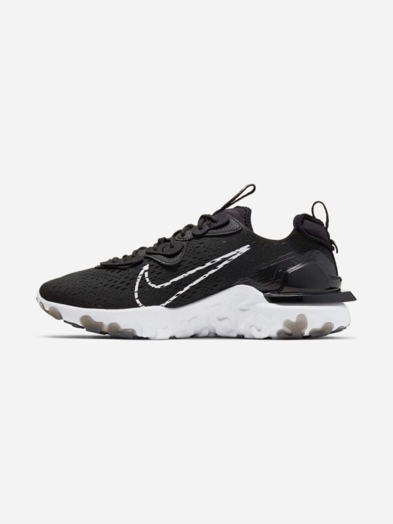 ⁦נעלי נייק - NIKE React vision sneakers black white⁩ – תמונה ⁦3⁩