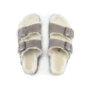 ⁦כפכפי בירקנשטוק | Birkenstock Arizona fur Gray⁩ – תמונה ⁦3⁩