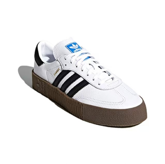 ⁦נעלי אדידס- Adidas Sambarose sneakers white black⁩ – תמונה ⁦2⁩