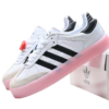 ⁦נעלי אדידס- Adidas Sambarose Sneakers White Black Pink⁩ – תמונה ⁦5⁩