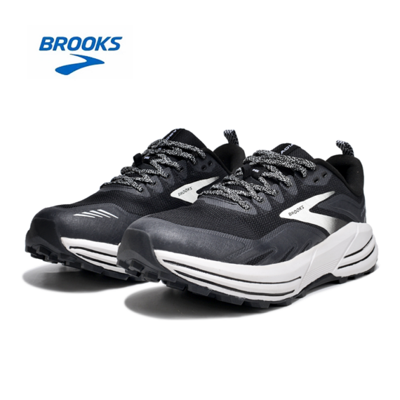 ⁦נעלי ברוקס BROOKS BLACK WHITE⁩ – תמונה ⁦2⁩