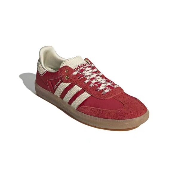 ⁦נעלי אדידס סמבה-Samba ADV Sneakers Red White⁩ – תמונה ⁦5⁩