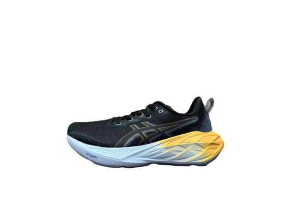 נעלי אסיקס - ASICS Novablast 4 black white yellow MIX