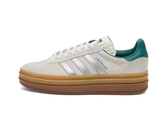 אדידס גאזל- ADIDAS GAZELLE BOLD SHOES Off White Chestnut