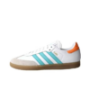 ⁦נעלי אדידס סמבה-Samba ADV Sneakers White Blue⁩ – תמונה ⁦5⁩