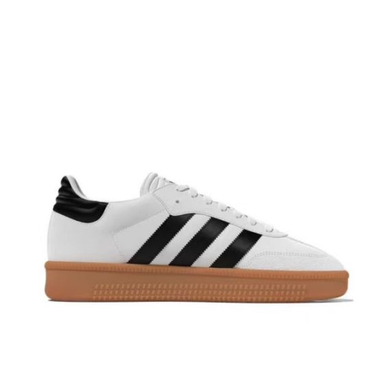 ⁦נעלי אדידס- Adidas Sambarose Sneakers White Black⁩ – תמונה ⁦2⁩