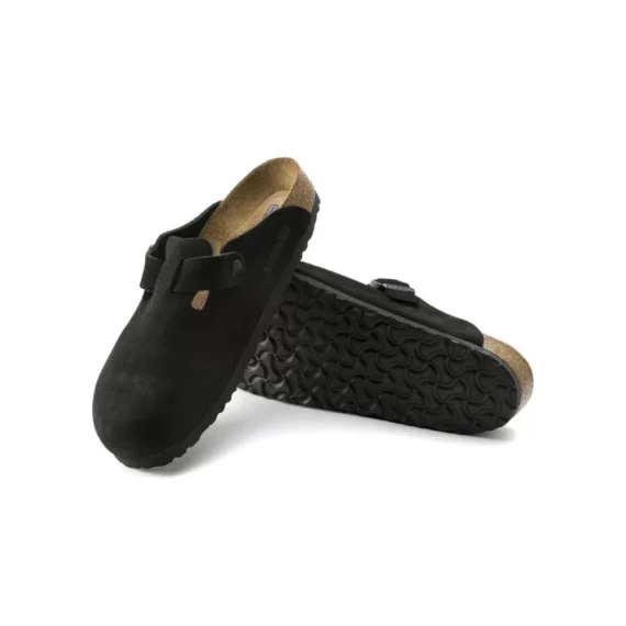 ⁦כפכפי בירקנשטוק | Birkenstock Boston Black⁩ – תמונה ⁦2⁩