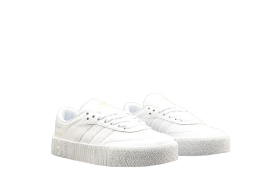 ⁦נעלי אדידס- Adidas Sambarose Sneakers White⁩ – תמונה ⁦3⁩