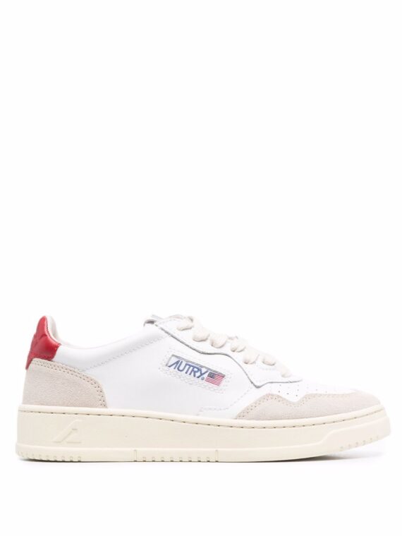 סניקרס - AUTRY Medalist Sneakers White/red