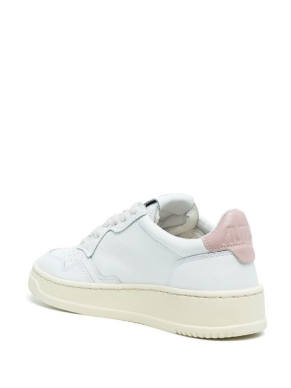 ⁦סניקרס - AUTRY Medalist Sneakers White Pink⁩ – תמונה ⁦3⁩