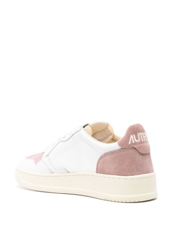 ⁦סניקרס - AUTRY Medalist Sneakers White/powder Pink⁩ – תמונה ⁦3⁩