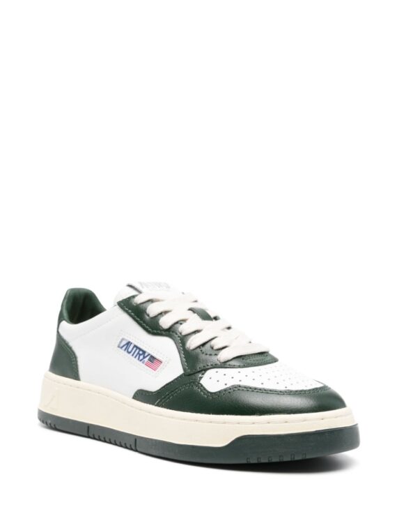 ⁦סניקרס - AUTRY Medalist Sneakers Green/white⁩ – תמונה ⁦2⁩