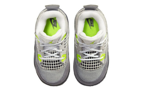 ⁦Air Jordan 1 Low Gray Lemon ילדים – נייק ג'ורדן⁩ – תמונה ⁦3⁩