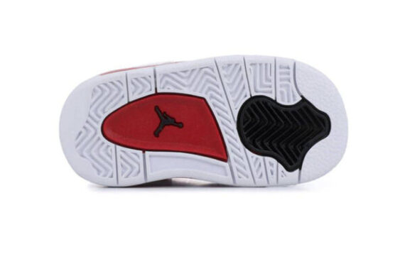 ⁦Air Jordan 1 Low Red White ילדים – נייק ג'ורדן⁩ – תמונה ⁦4⁩