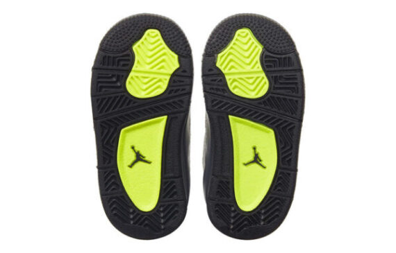 ⁦Air Jordan 1 Low Gray Lemon ילדים – נייק ג'ורדן⁩ – תמונה ⁦5⁩