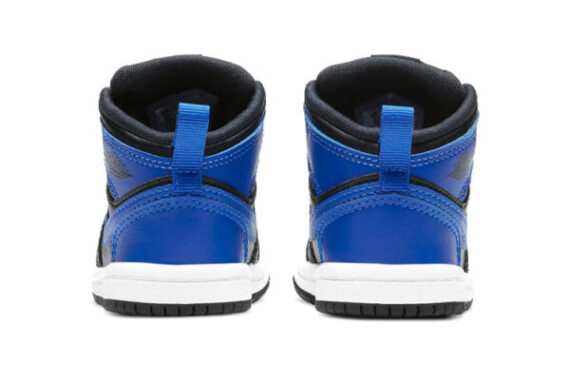 ⁦Air Jordan 1 Low Black Blue ילדים – נייק ג'ורדן⁩ – תמונה ⁦3⁩