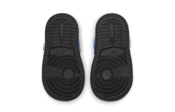 ⁦Air Jordan 1 Low Black Blue ילדים – נייק ג'ורדן⁩ – תמונה ⁦4⁩