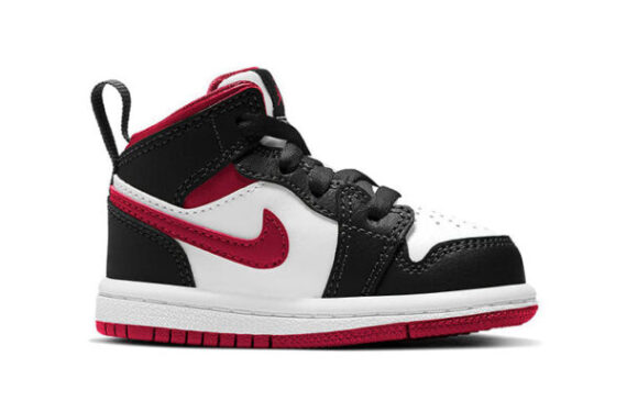 ⁦Air Jordan 1 Low Red White Black ילדים – נייק ג'ורדן⁩ – תמונה ⁦2⁩