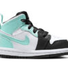 ⁦Air Jordan 1 Low Blue White Black ילדים – נייק ג'ורדן⁩ – תמונה ⁦2⁩