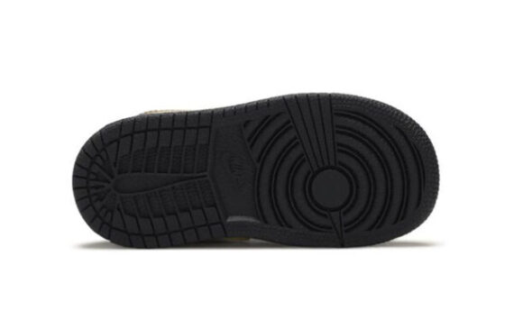 ⁦Air Jordan 1 Low Black White Gold ילדים – נייק ג'ורדן⁩ – תמונה ⁦3⁩