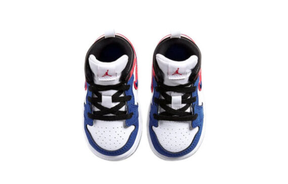 ⁦Air Jordan 1 Low Red Blue ילדים – נייק ג'ורדן⁩ – תמונה ⁦3⁩
