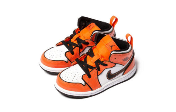 ⁦Air Jordan 1 Low ange White ילדים – נייק ג'ורדן⁩ – תמונה ⁦2⁩