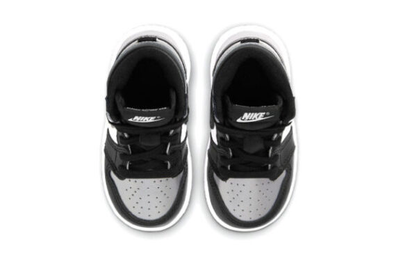 ⁦Air Jordan 1 Low Silver Black White ילדים – נייק ג'ורדן⁩ – תמונה ⁦3⁩