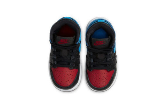 ⁦Air Jordan 1 Low Blue Red Black ילדים – נייק ג'ורדן⁩ – תמונה ⁦2⁩
