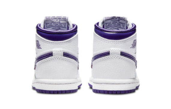 ⁦Air Jordan 1 Low Blue White ילדים – נייק ג'ורדן⁩ – תמונה ⁦4⁩