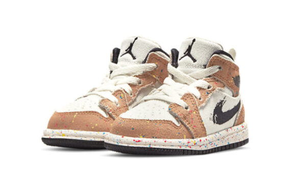 ⁦Air Jordan 1 Low Sand Off White ילדים – נייק ג'ורדן⁩ – תמונה ⁦2⁩