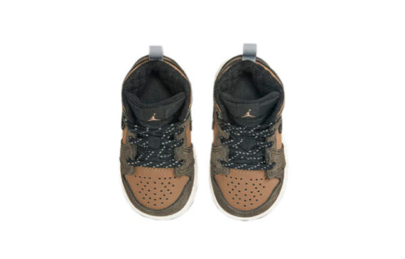 ⁦Air Jordan 1 Low Sand Gray ילדים – נייק ג'ורדן⁩ – תמונה ⁦3⁩