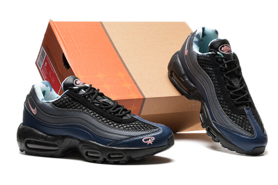 ⁦נעלי נייק NIKE AIR MAX 95 BLACK TURKIZ⁩ – תמונה ⁦5⁩