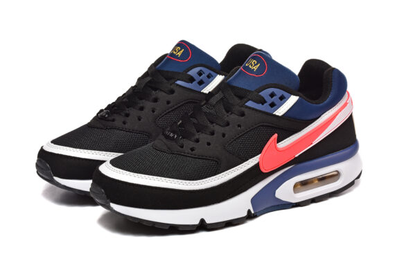⁦נעלי נייק Nike Air Max BW Perian BLUE RED⁩ – תמונה ⁦3⁩