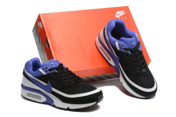 ⁦נעלי נייק Nike Air Max BW Perian Blue White Black⁩ – תמונה ⁦5⁩