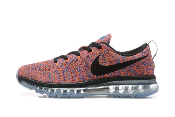 ⁦נעלי נייק-Nike air max Flyknit 2014 White Burgundy⁩ – תמונה ⁦3⁩