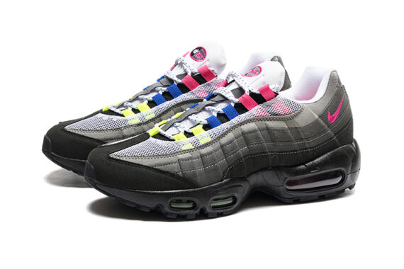 ⁦נעלי נייק NIKE AIR MAX 95 MULTICOLOR TURKIZ⁩ – תמונה ⁦3⁩