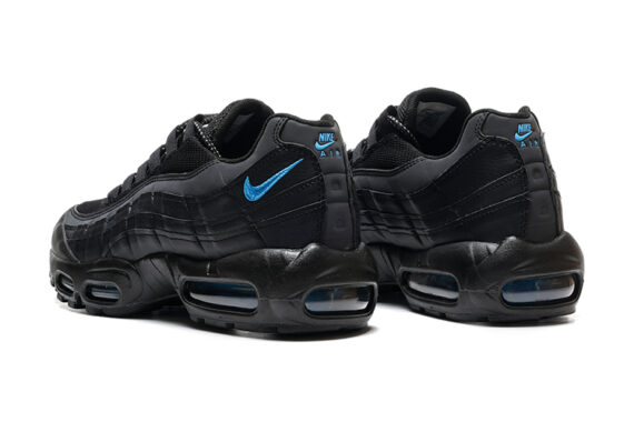 ⁦נעלי נייק NIKE AIR MAX 95 BLACK TURKIZ⁩ – תמונה ⁦4⁩