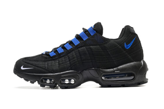 ⁦נעלי נייק NIKE AIR MAX 95 BLACK BLUE TURKIZ⁩ – תמונה ⁦2⁩