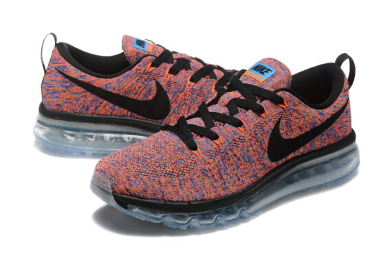 ⁦נעלי נייק-Nike air max Flyknit 2014 White Burgundy⁩ – תמונה ⁦4⁩