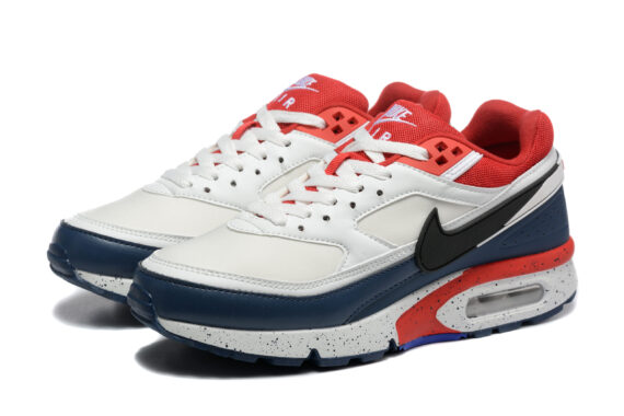 ⁦נעלי נייק Nike Air Max BW Perian Blue White Red⁩ – תמונה ⁦3⁩