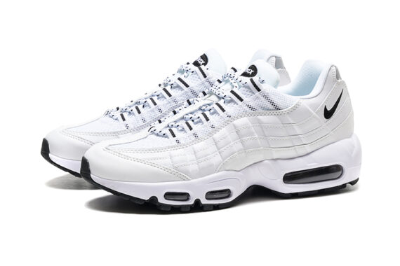 ⁦נעלי נייק NIKE AIR MAX 95 WHITE TURKIZ⁩ – תמונה ⁦3⁩