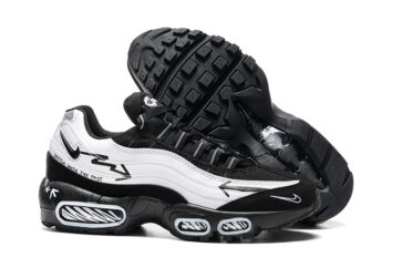 נעלי נייק NIKE AIR MAX 95 WHITE BLACK TURKIZ