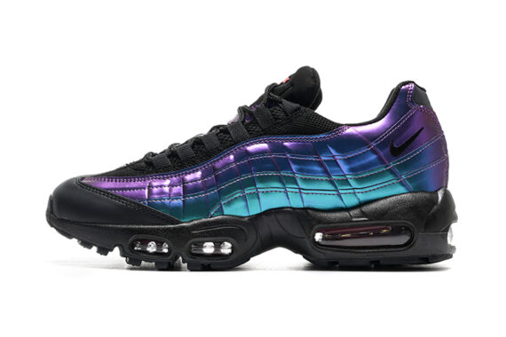 ⁦נעלי נייק NIKE AIR MAX 95 BLUE BLACK TURKIZ⁩ – תמונה ⁦2⁩